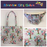 Large Tote Bag - Owls Large Tote Bag - Owls